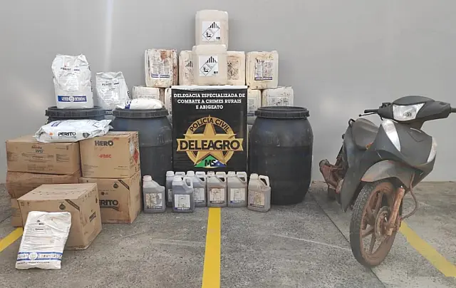 Homem é preso por comércio ilegal de agrotóxicos