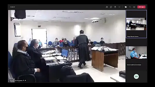 "Ele tentou me diminuir", diz a júri réu por assassinar advogado e queimar corpo