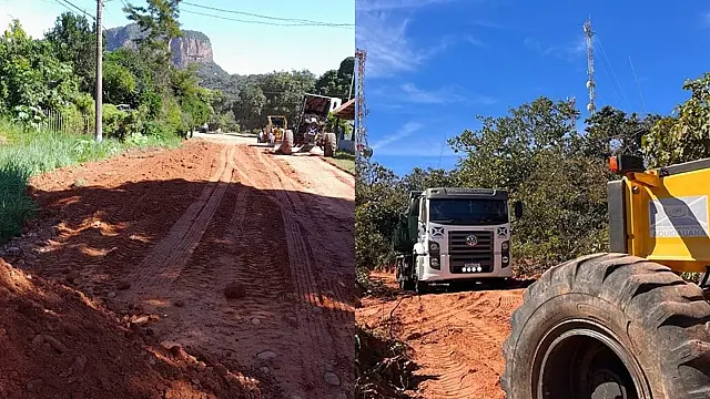 Caminho para Morro do Paxixi passa por manutenção e limpeza