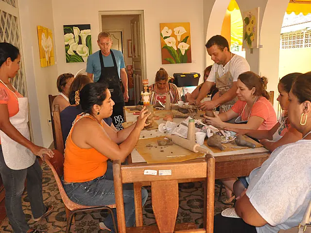 Com mais de 50 peças produzidas, Fundação de Cultura encerra oficina de cerâmica