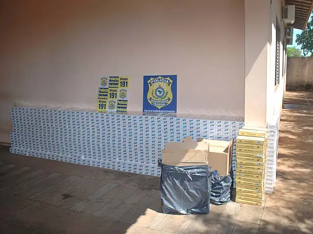 PRF apreende mil pacotes de cigarro que seriam entregues em Aquidauana