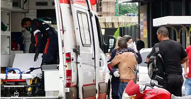 Funcionários inalam fumaça de lanchonete que pegou fogo em Campo Grande