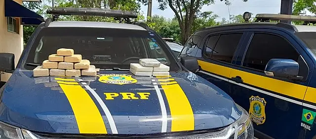 Policiais prendem carga de R$ 2 milhões em cocaína