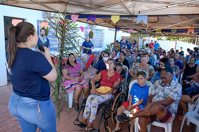 CRAS I promove Arraiá e palestra para idosos e famílias atendidas