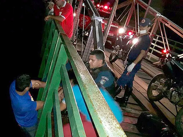 Tentativa de suicídio na Ponte Velha mobiliza os Bombeiros e PM de Aquidauana