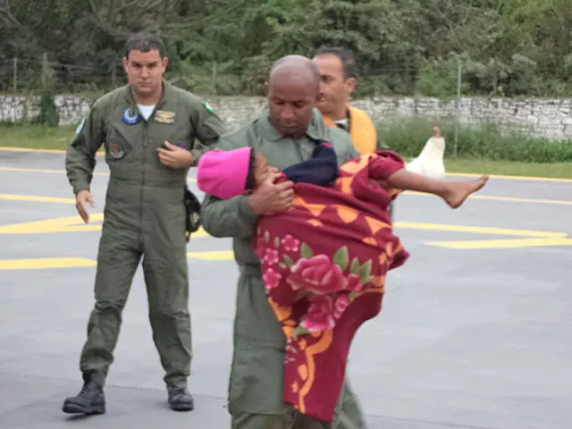 Criança picada por cobra no Pantanal é resgatada por aeronave da Marinha