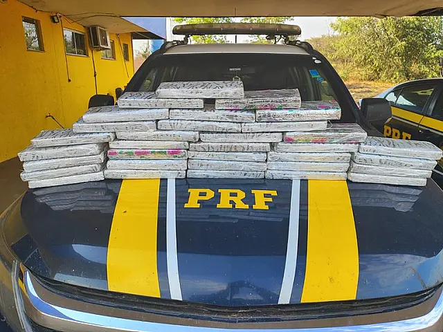 Homem é preso com 22,5 kg de maconha em ônibus na BR-262