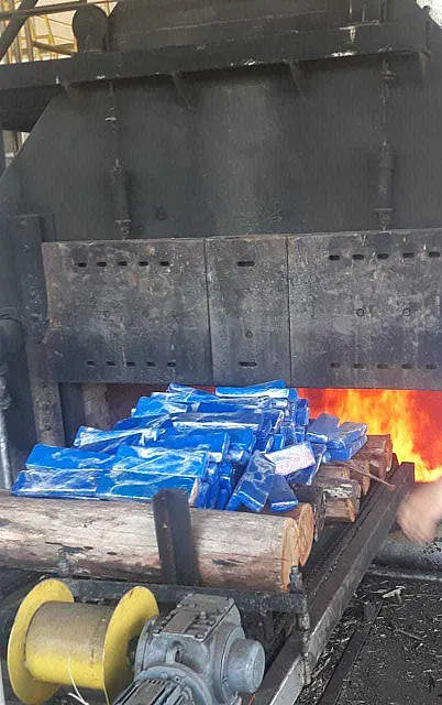 Polícia Civil incinera 430 quilos de entorpecentes apreendidos em Anastácio