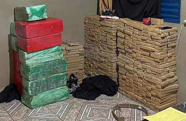 Maior apreensão de Maracaju, Polícia apreende 850 kg de droga