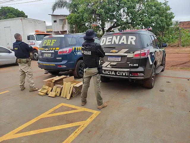 Operação da PRF termina com 76 milhões de reais em prejuízo ao narcotráfico