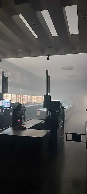Corpo de Bombeiros é acionado após fumaça em mercado em Corumbá