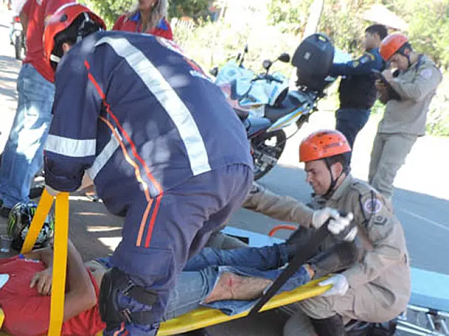 Colisão entre motos deixa homem ferido em cruzamento 'recordista'