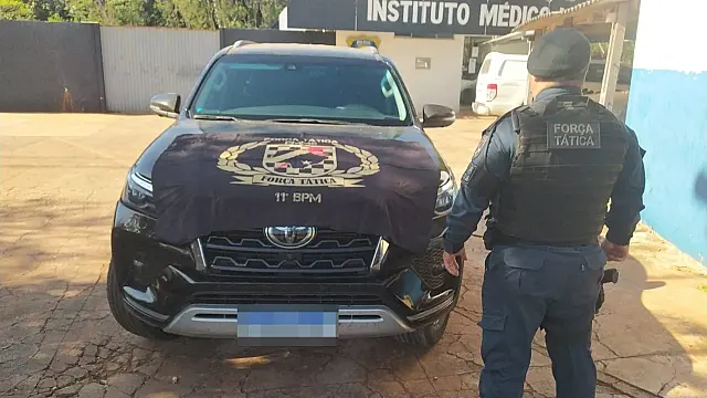 Autor de receptação é preso e veículo furtado em Brasília recuperado em MS