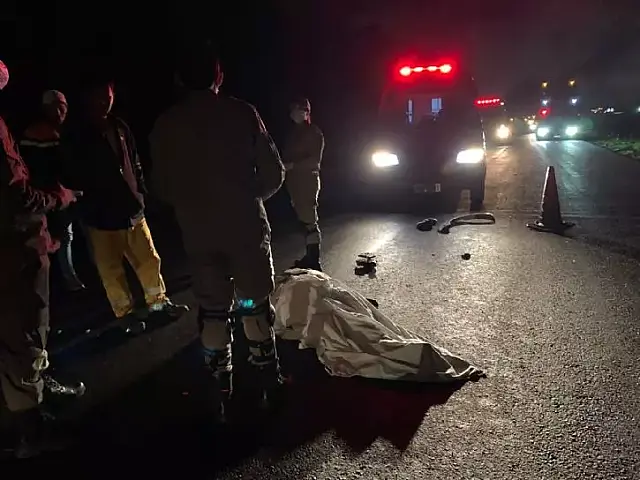 Idoso de 76 anos morre após ser atropelado na MS-162
