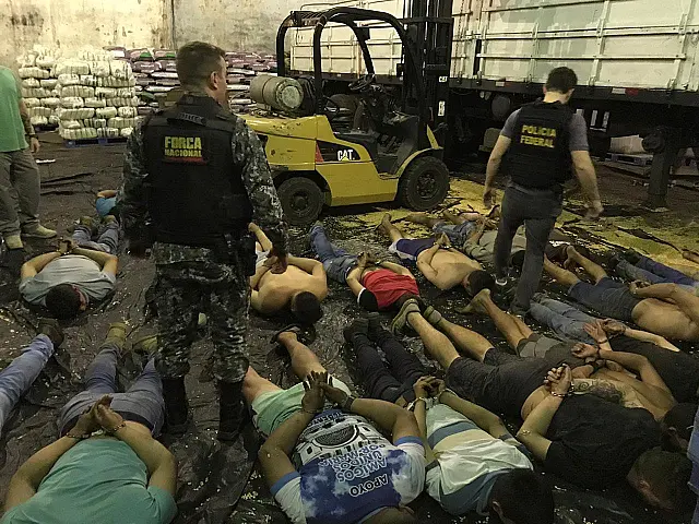 PF apreende 7 toneladas de maconha na fronteira de MS e prende 19