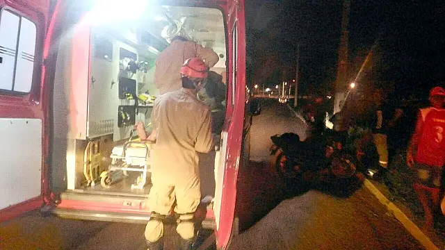 Acidente entre moto e bicicleta na Av. Integração deixa dois feridos