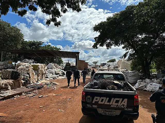 Operação Vastum combate furto e receptação de cobre na Capital
