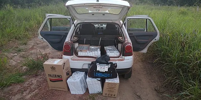 Policiais apreendem 395 pacotes de cigarros contrabandeados em Jardim