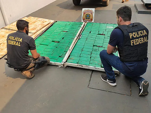 PF apreende mais de 187 quilos de cocaína em Naviraí