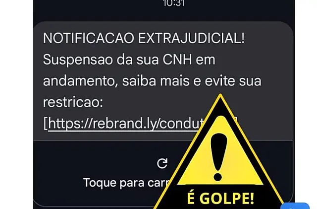 Detran alerta sobre golpe da mensagem falsa em MS