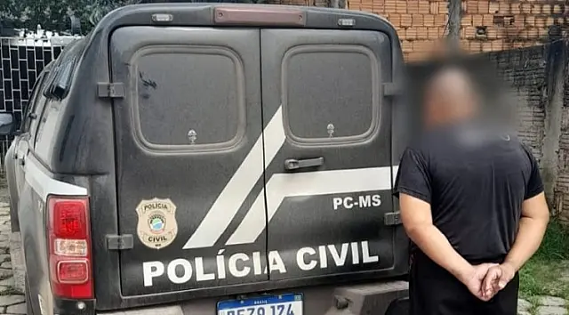 Padrasto condenado por estuprar enteada de 9 anos é preso em Corumbá