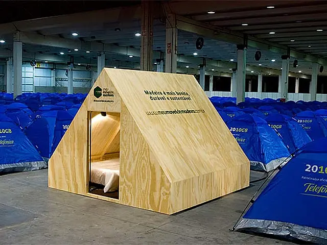 Começou a Campus Party e a minha barraca está armada