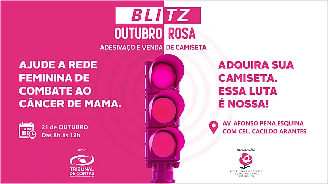 TCE-MS apoia ação da Rede Feminina de Combate ao Câncer
