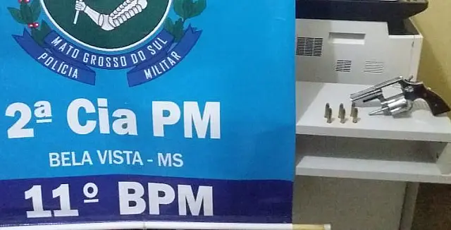 PM apreende arma de fogo durante abordagem