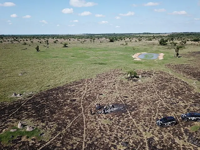 Polícia encontra munições perto de helicóptero que caiu em Batayporã
