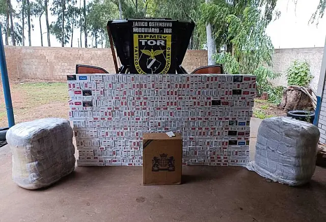 Carga de contrabando e descaminho é apreendida na MS-164