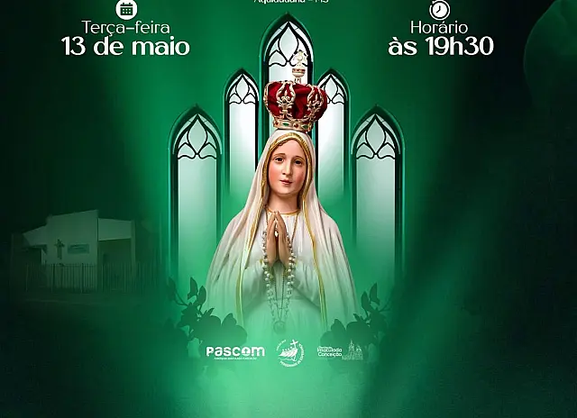 Comunidade celebra Solenidade de Nossa Senhora de Fátima em Aquidauana