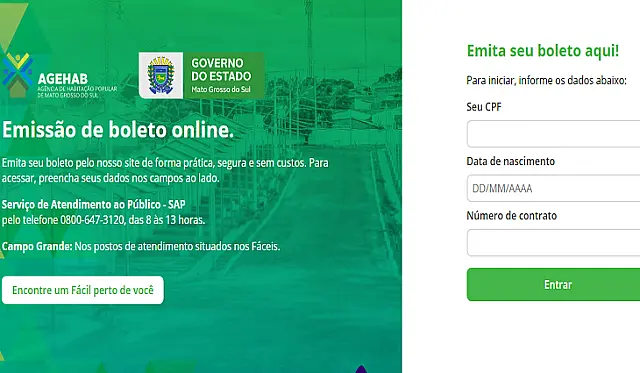 Agehab simplifica serviço e mais de 10 mil boletos já foram emitidos pelo site da agência