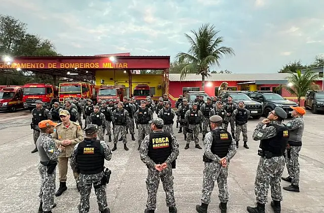 Mais uma equipe da Força Nacional chega ao Pantanal para ajudar no combate aos incêndios