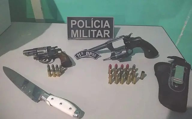 Homens disparam tiros para o alto e são presos por não possuir porte de armas em Porto Murtinho
