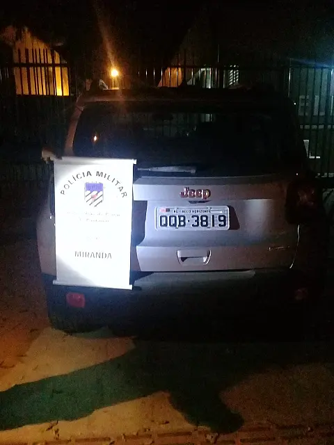 Homem é preso em Miranda com carro locado para ser vendido na Bolívia