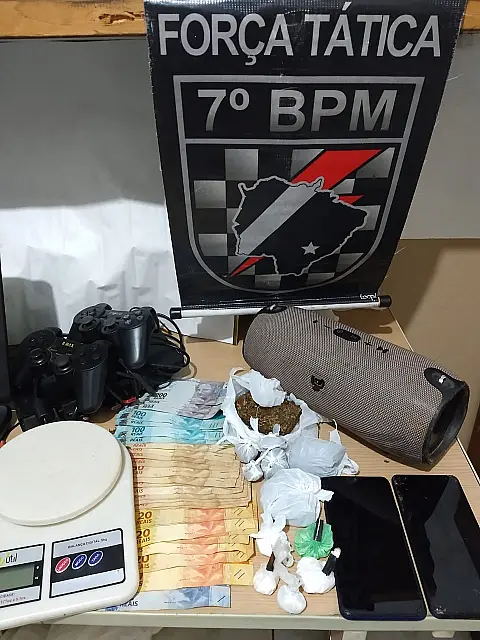 Policia Militar fecha ponto de tráfico em Anastácio, após denúncia anônima