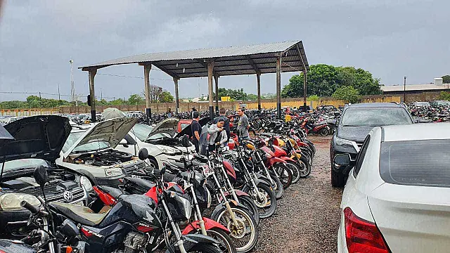 Operação Pátio Zero: Mais 300 veículos estão disponíveis em leilão do Detran-MS