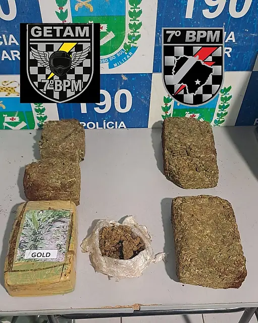 Duas mulheres são presas com quase 2 kg de maconha em veículo em Aquidauana