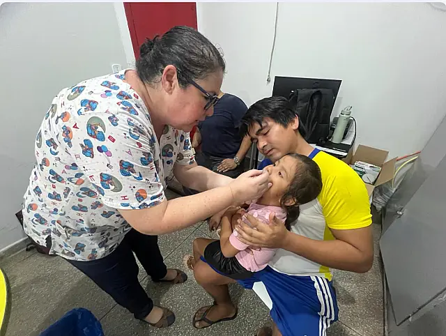 Corumbá encerra vacinação da poliomielite