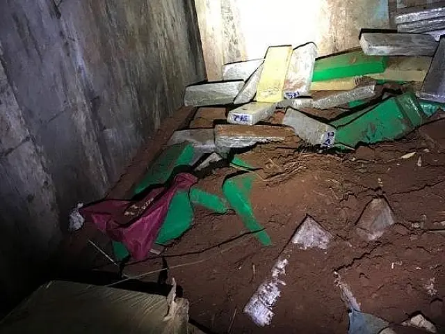 Polícia descobre 'bunker' capaz de esconder 6 toneladas de drogas