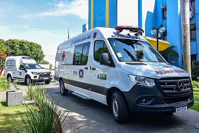 Com investimento de R$ 506 mil, Aquidauana recebe duas ambulâncias