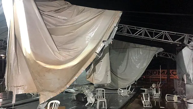 Após temporal destruir até triagem para covid, cidade amanhece com tempo fechado