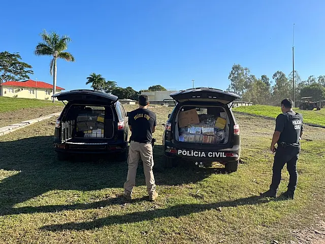 Delegacia de Miranda incinera 494 kg de drogas apreendidas
