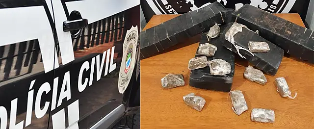 Polícia Civil de Anastácio apreende tabletes de maconha enterrada em casa abandonada