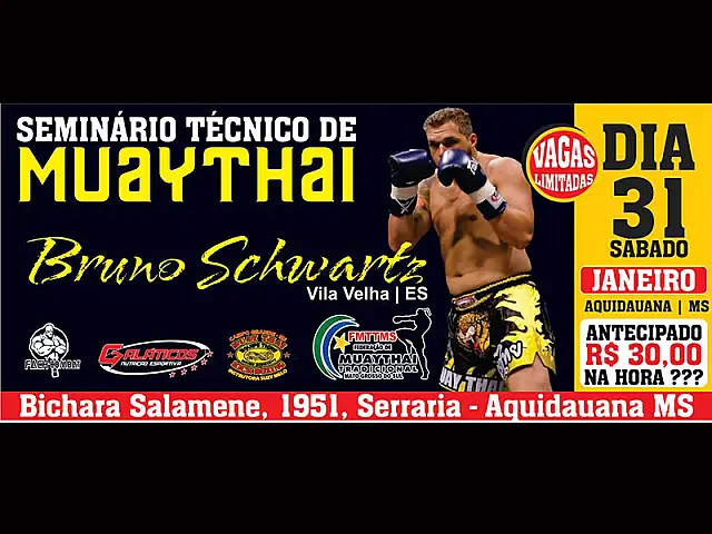 Centro de Treinamento Super Fight promove seminário de muay thai