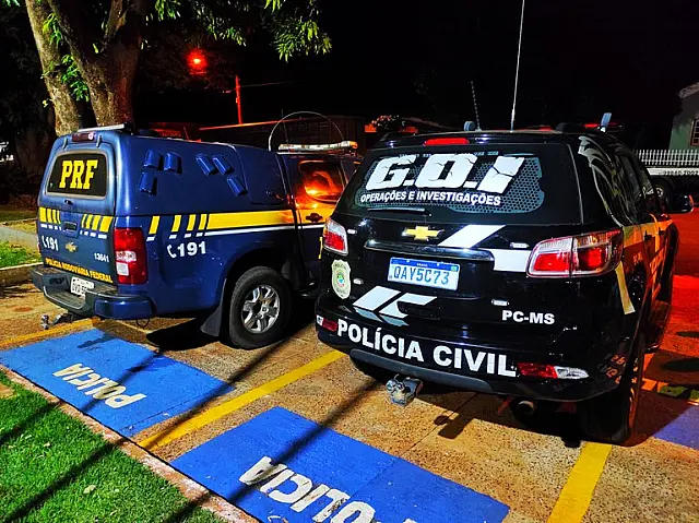 PRF prende quatro homens envolvidos em assalto em Terenos