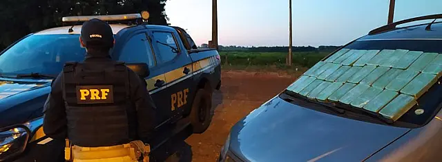 PRF apreende 30 kg de pasta base de cocaína
