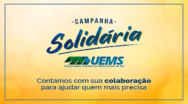 UEMS promove campanha em auxílio à população vulnerável do Estado