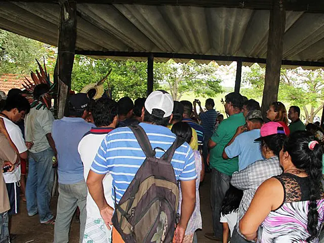 Indígenas permanecem em fazenda no distrito de Taunay