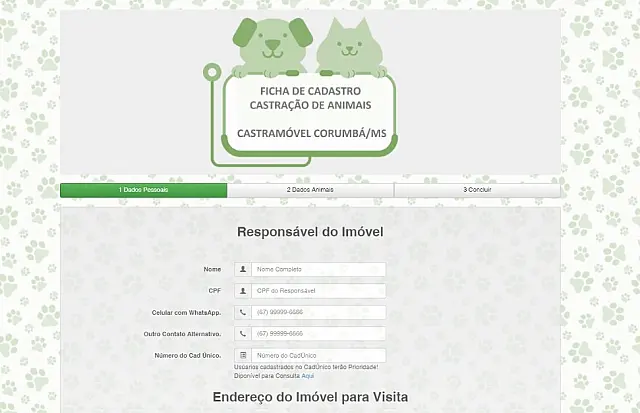 Cadastro de cães e gatos para castração ultrapassa 1.400 incrições